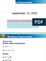 2-Algebra (Dividing Polynomials) 2022