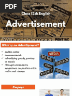 Advertisement Writing Guide for Students | PDF | Advertising