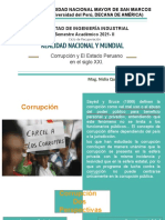 Semana 8 - Corrupción y El Estado Peruano en El Siglo XXI.