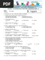 Soal Uas B Inggris Kelas 3 SD Semester 2 Dan Kunci Jawabanpdf