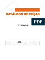 Lista de peças de reposição para equipamento industrial