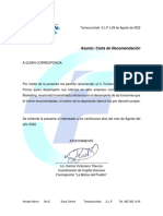 FORMATO DE CARTA DE RECOMENDACION VCR (1)