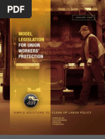 ALEC Model Legislation for Union Workers Protection
