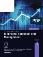 Business Economics and Management: Fundamentals of