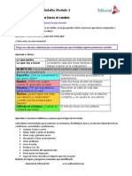 Diplomado Vida Saludable Modulo 4: Actividad 3. Moverme Hacia El Cambio