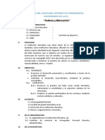 Bases Del Concurso Interno de Coreografía