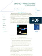 Mass Spectrometry - Mass Spec History