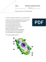 Prova Nivell Inici 3r Eso Bio