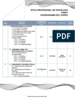 Cronograma Del Curso