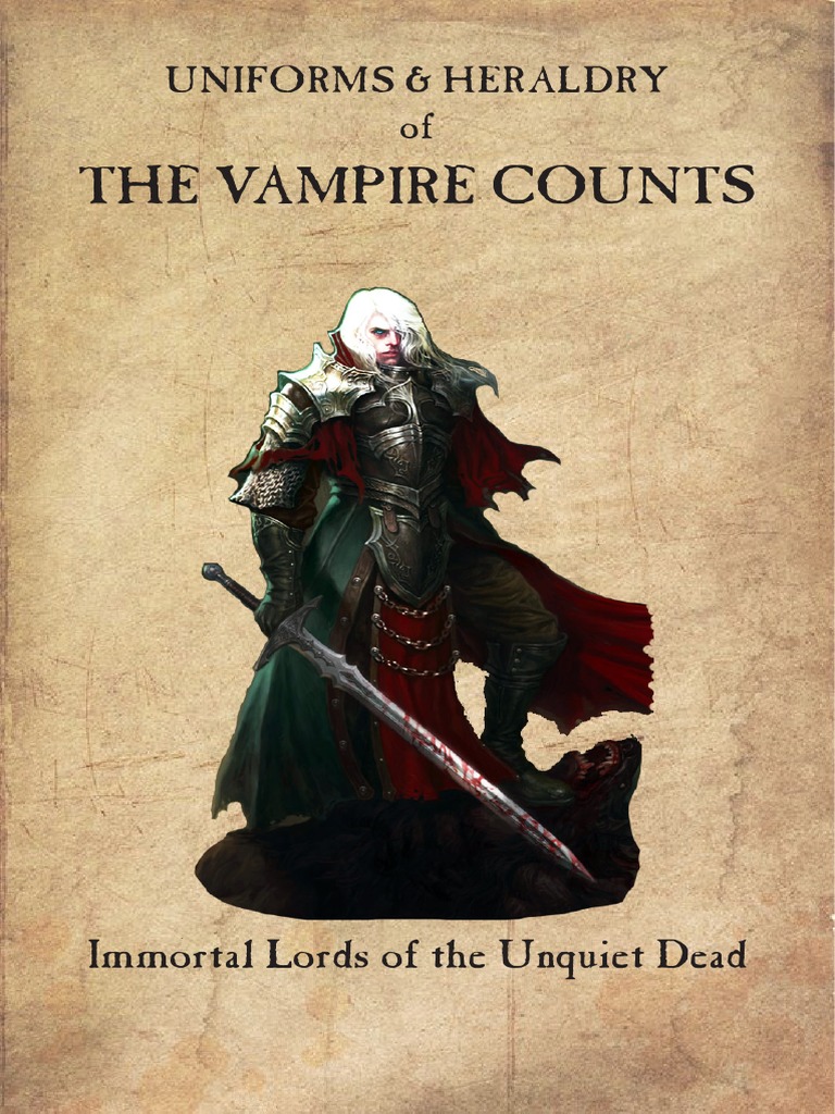 Vampire Counts: Uniforms & Heraldry Guide | PDF | Vampires | Necromancy