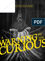 A Warning To The Curious RPG