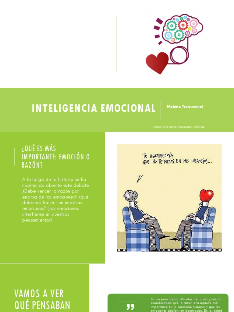Controversia Emoción - Razón | PDF | Las emociones | Cerebro