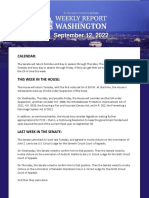 2022.09.12 TPPA Weekly Washington Report