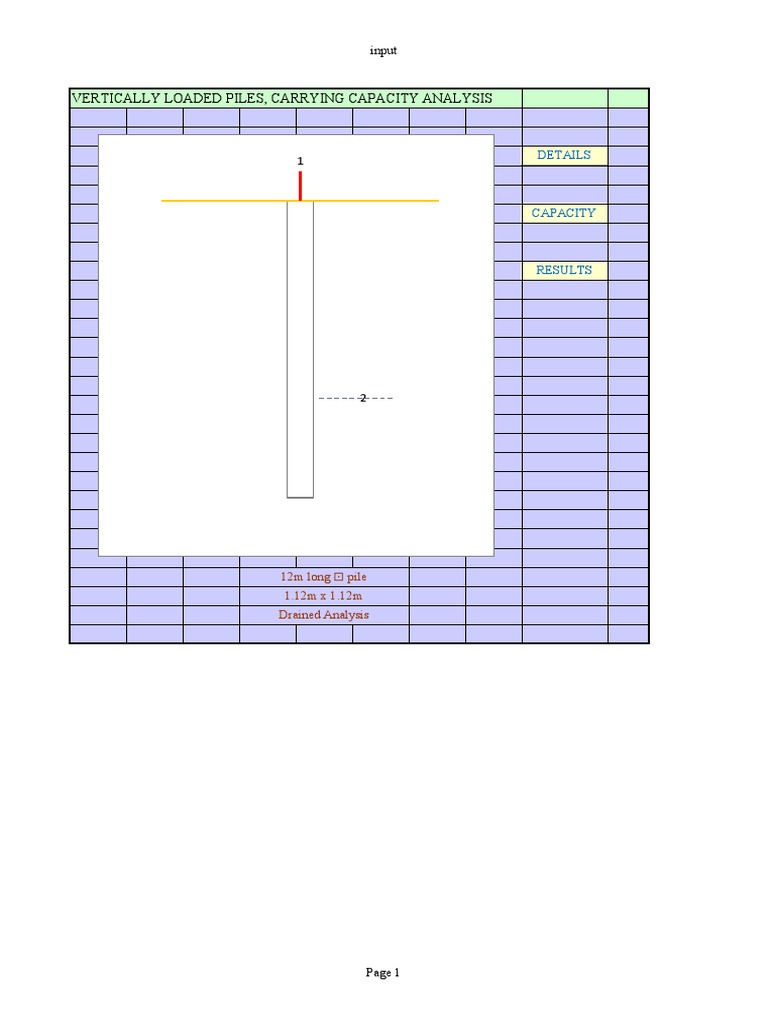 PILES CARRYING CAPACITY ANALYSIS Software | PDF | Deep Foundation ...
