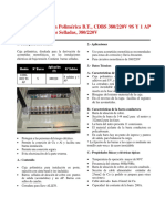 Hoja Ténica Caja CDBS 380-220V 9S + AP