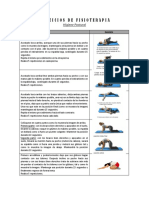 Ejercicios de Higiene Postural