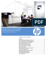 Enterprise Resource Planning (ERP) Functional Testing Best Practices