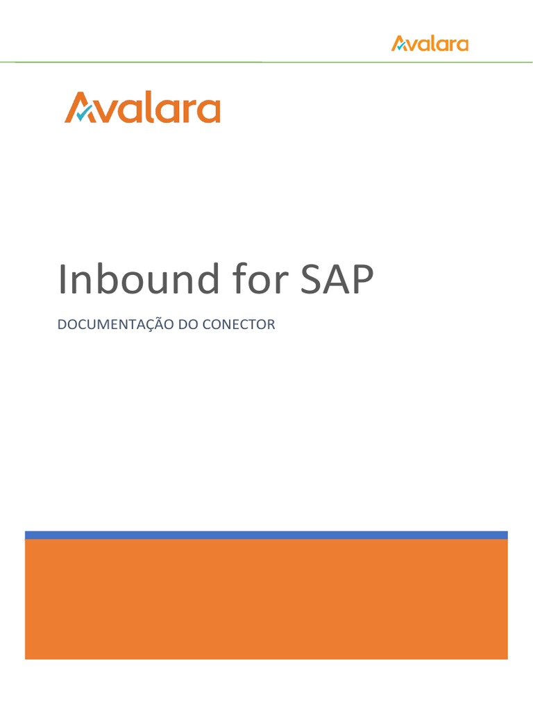Inbound For SAP Documentacao Conector Modelo55 v11 | PDF | Recibo | Unix