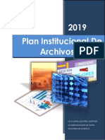 1 Plan Institucional de Archivos Pinar Narino 2019
