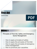 First Aid Level 1 Power Point Presentation