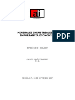 Minerales Industriales Su Importancia Economica