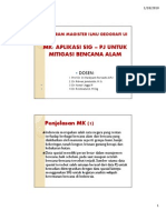 AplikasiSIGPJ Mitigasi Bencana Introduction