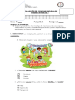 1° Ciencias Naturales Proceso Unidad 3