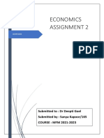 Economics Assignment 2