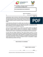 Carta de Consentimiento Bajo Información