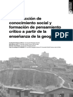 Construcción conocimiento social geografía