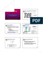 Flow Through Porous Media: Darcy's Law and Permeability