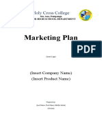 Marketing Plan Template