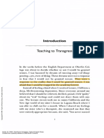 Bell Hooks, Introduction, Teaching To Transgress