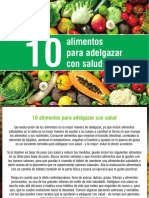 10 Alimentos para Adelgazar Con Salud