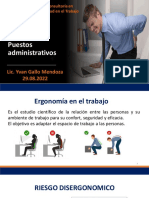 Ergonomía Puestos Administrativos - 31.08.22
