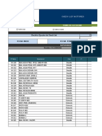 Plantas de Agua CHECK LIST