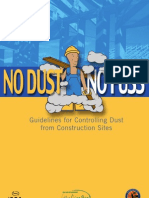 Guidelines For Controlling Dust From Construction Sites
