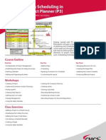 P601 Planning & Scheduling in Primavera P3