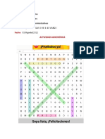 Nombre: Apellidos: Facultad: Curso: Fecha