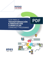 Guía Transformación e Innovación Curricular