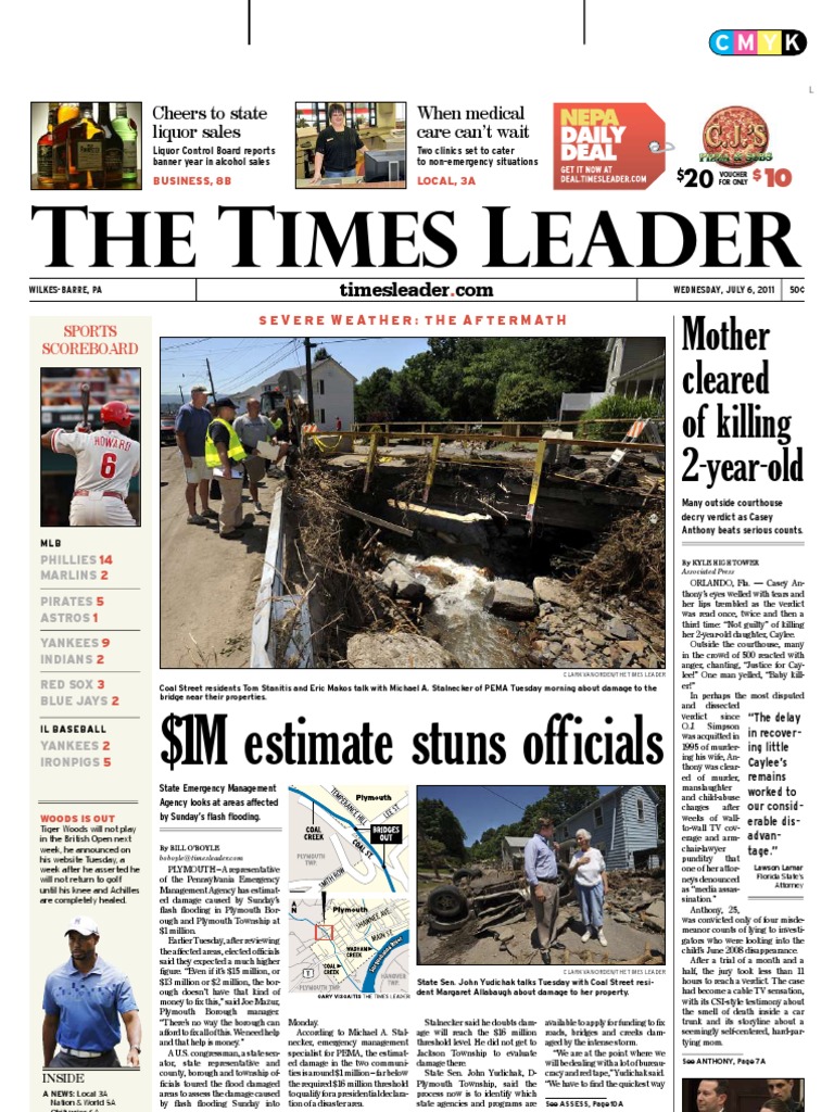 He Imes Eader: $1M Estimate Stuns Officials, PDF, Wilkes Barre