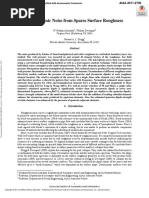 Alexander Et Al. - 2011 - Aerodynamic Noise From Sparse Surface Roughness