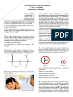 3º Ano - Exercícios - Espelhos Esféricos