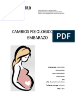 Cambios Fisiologicos Del Embarazo