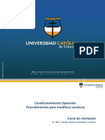 Procedimientos para Modificar Conducta