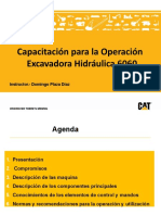 Capacitación para La Operación Excavadora Hidráulica 6060: Instructor.-Domingo Plaza Díaz