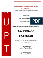 Conceptos de Comercio Exterior Parafrasis