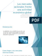 Los Mercados Internacionales Frente Una Actividad Económica Global