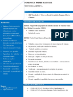 Curriculum Vitae Domingos Matusse