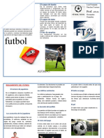 Triptico Futbol